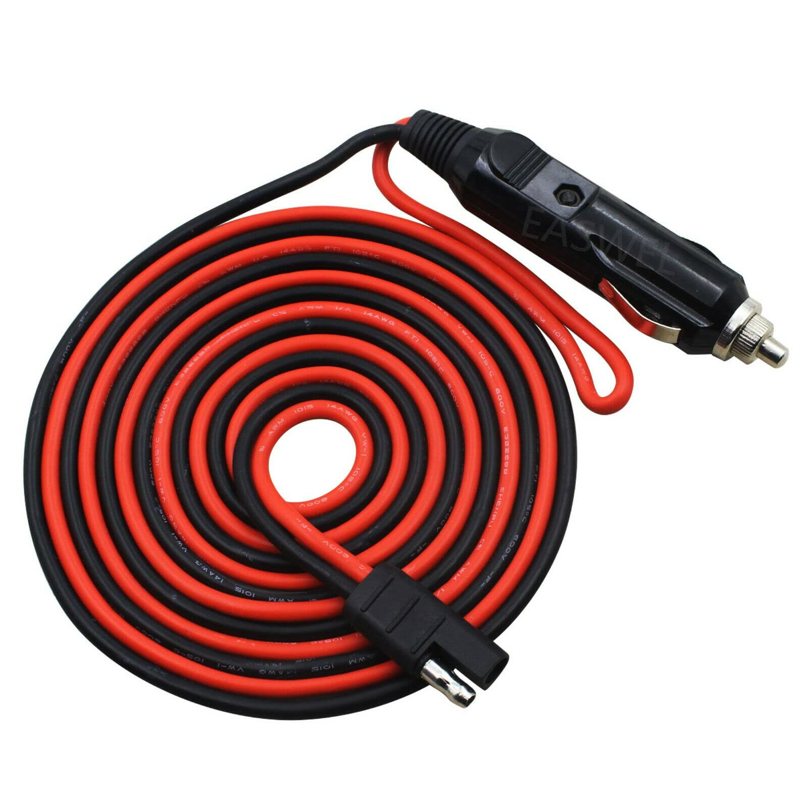 Amazon | DC12-13.8V電源コードケーブルカーライタープラグジャンパー