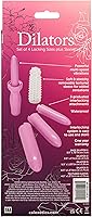 Vista 6 de CalExotics Dr. Laura Berman - Juego de dilatadores (4 tamaños de bloqueo, más manga)