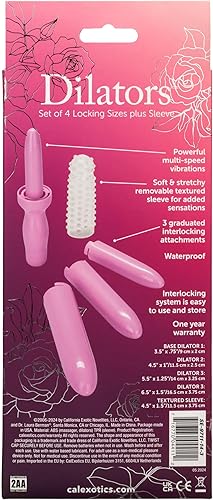 Miniatura 6 de CalExotics Dr. Laura Berman - Juego de dilatadores (4 tamaños de bloqueo, más manga)