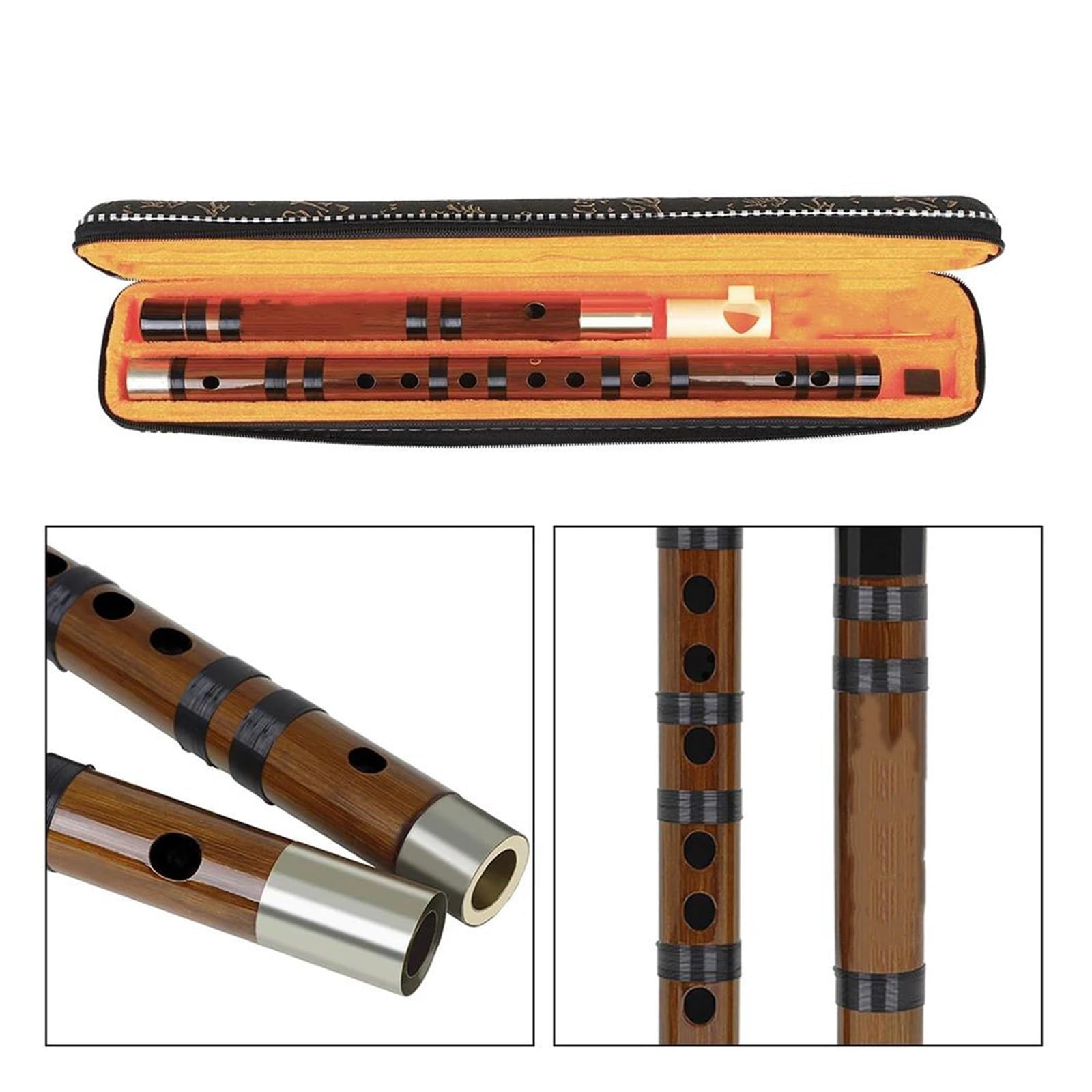 8 Letni Tradycyjny Instrument Muzyczny Flet Z Gorzkiego Bambusa Suszony Na Powietrzu Profesjonalny Flet Bambusowy