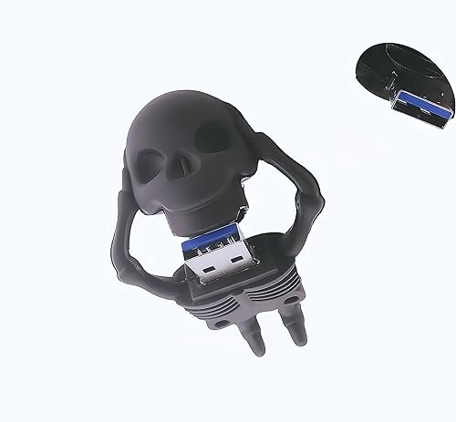128GB USB 3.0 Flash Drive Novedad Dibujos Animados Esqueleto Alta Velocidad de Transferencia Pendrive Memory Stick