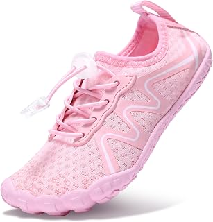 Stelle Kids Water Shoes Quick Dry Barefoot Drawstring | Perforated Sole for Quick Drainage with Drawstring Closure for Boys and Girls,Beach,Pool and Hiking,Toddler to Big Kid