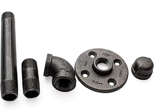 Miniatura 4 de Ironwerks - Soporte industrial para papel higiénico, decoración rústica de baño, toalleros de hierro negro mate para baños  Material de hierro negro