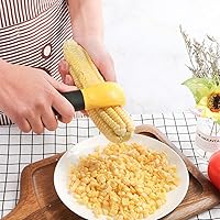 Vista 2 de Paquete de 2 herramientas para pelar mazorcas de maíz, cortador profesional de grano, pelador de maíz, removedor de maíz, herramientas de cocina