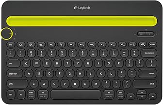 Logitech 920-006342 Bluetooth Multi-Device Keyboard K480 - Wireless Connectivity - Bluetooth - English, French - QWERTY Layout - Computer, Tablet, Smartphone - Black (Renewed)