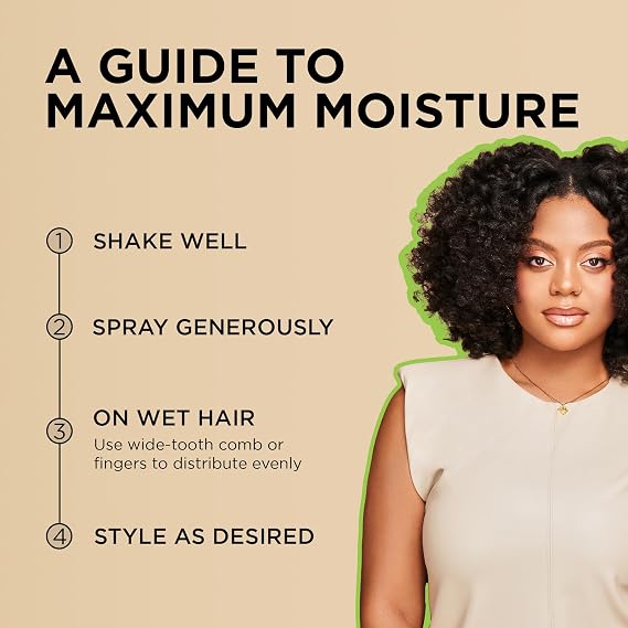 African Pride Moisture Miracle Coconut Milk & Honey Leave-In Conditioner - Refreshes & Softens Natural Coils & Curls, Hydrates & Shines Hair, 8 oz