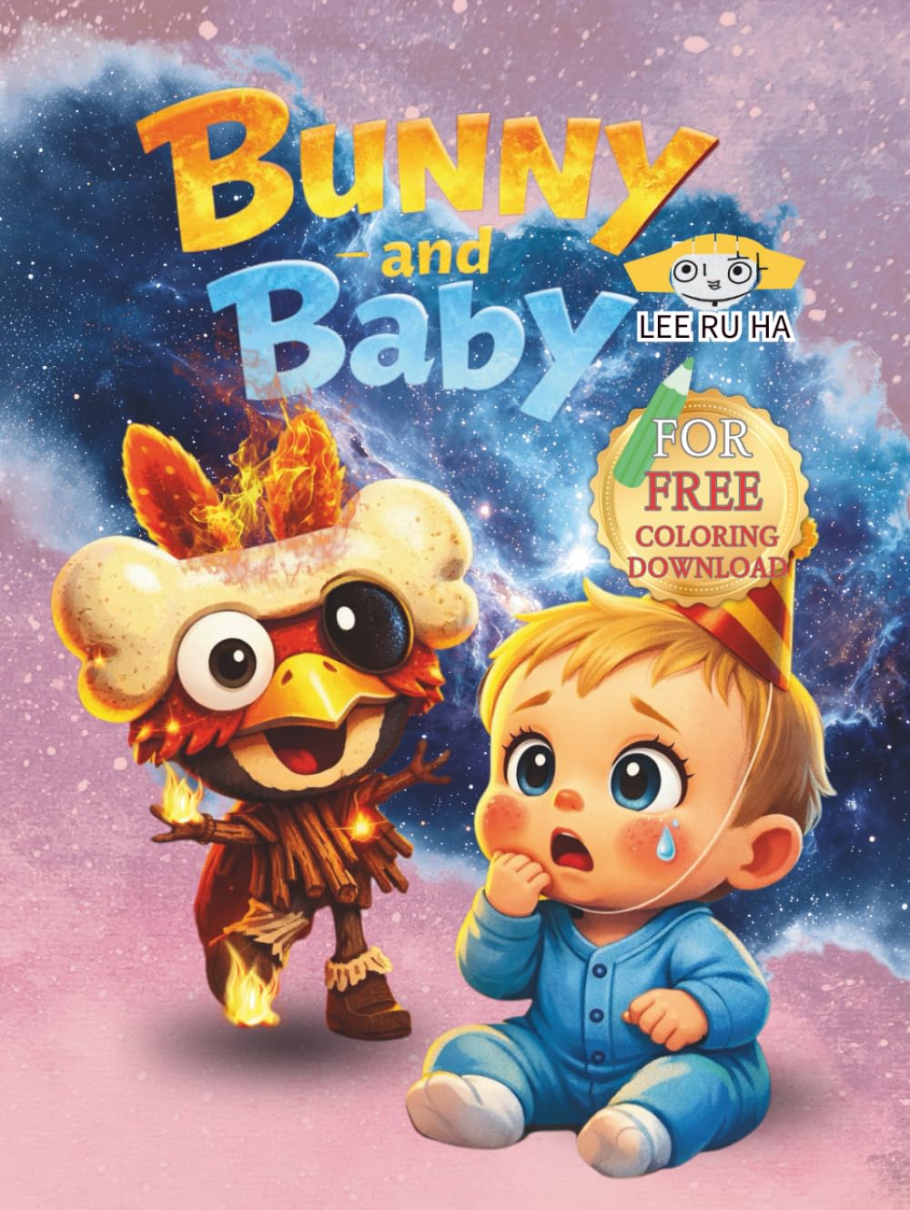 Bunny and Baby: A Curious Adventure from Fire to Water (Monkey Palette A–Z Stories by RuHa)