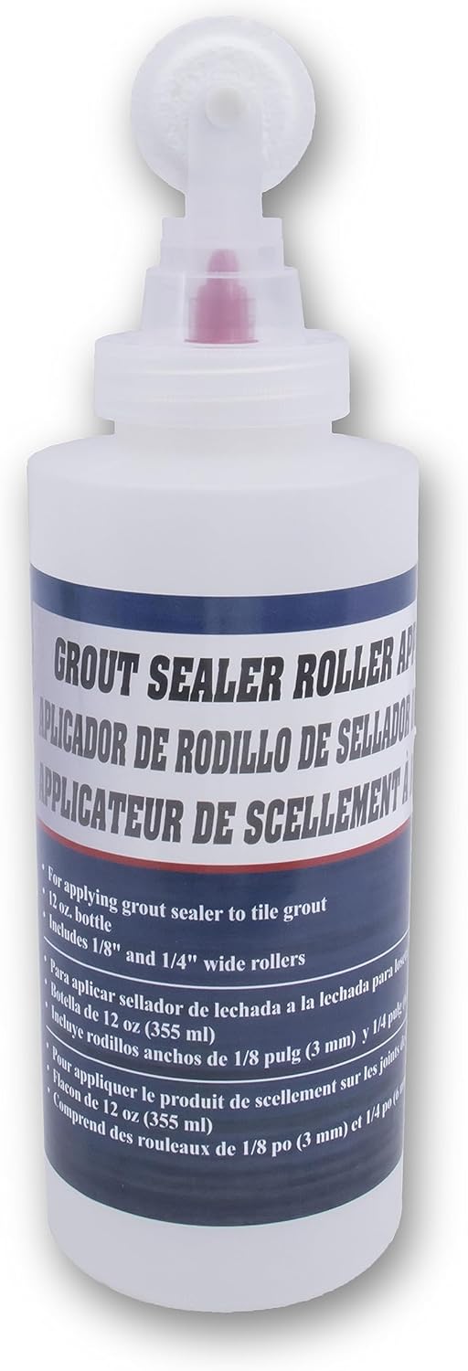 MARSHALLTOWN Grout Sealer Bottle, With 1/8" and 1/4" Wide Rollers, SBR
