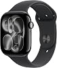 Apple Watch Series 11 [GPS 46mm] Smartwatch con caja de aluminio negro jet y correa deportiva negra - M/L. Puntuación de sueño, rastreador de actividad física, monitoreo de salud, pantalla siempre activa, resistente al agua 1