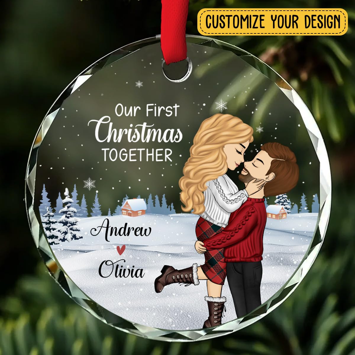 Amazon.com: Wrappiness Our First Christmas Together 2026, Ornament