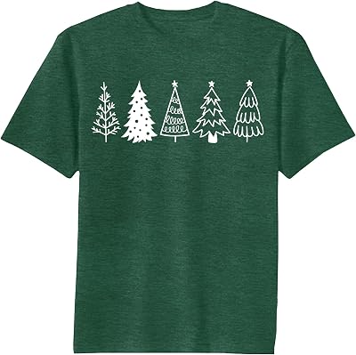 Men's Christmas Shirt - The Most Wonderful Time Of The Year Plaid Tree Tee