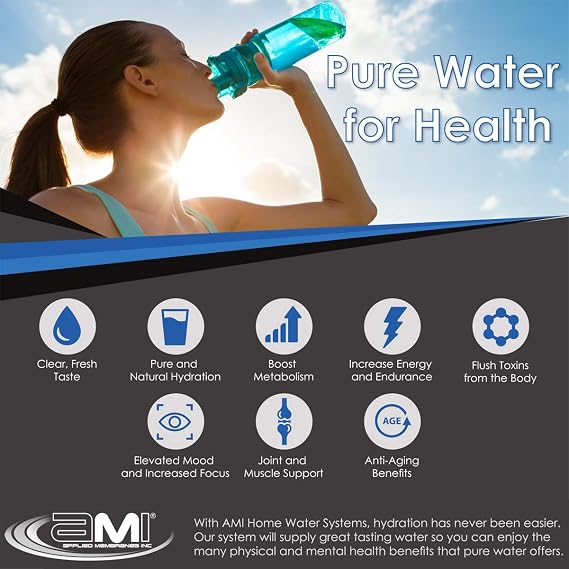 APPLIED MEMBRANES INC pH Neutralization Water Filter Cartridge | Calcite Filter to Raise Alkalinity of Low pH Water | 10 Standard Size Fits 10 Standard Filter Housing | H-F2510CALCITE (10 Standard)