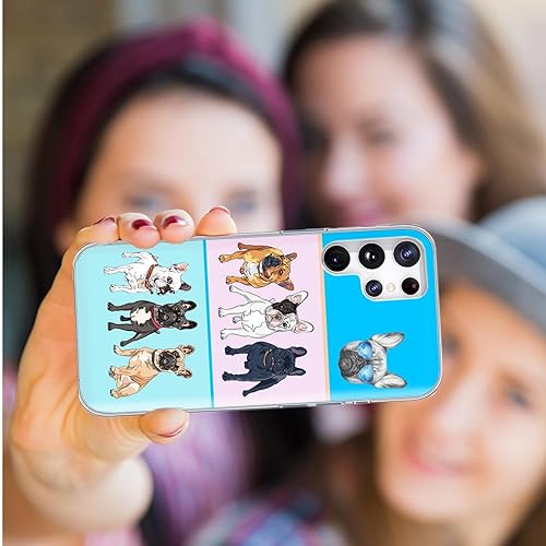 Miniatura 7 de AKORAVO - Funda para Samsung Galaxy S23 Ultra para niñas, mujeres y hombres, funda de protección completa a prueba de golpes, delgada, suave, TPU