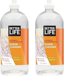 Better Life Naturally Dirt-Destroying Floor Cleaner, Citrus Mint, 32 Fl Oz (Pack of 2)