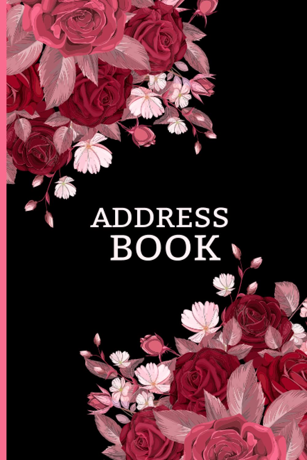 Address Book: A Cute Phone Book and Address Book. Record Phone Numbers, Addresses, Emails. Labels, Stamp, Refillable, Shelves Journal, Landline Phones, Men, Women, Seniors, Girls, Business, Notebook