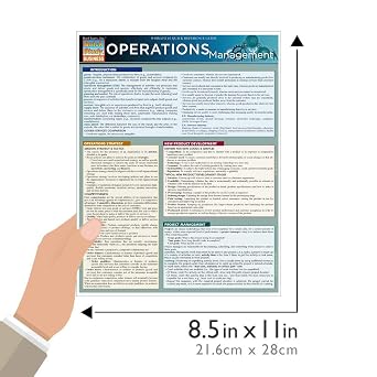 Operations Management: QuickStudy Laminated Reference Guide
