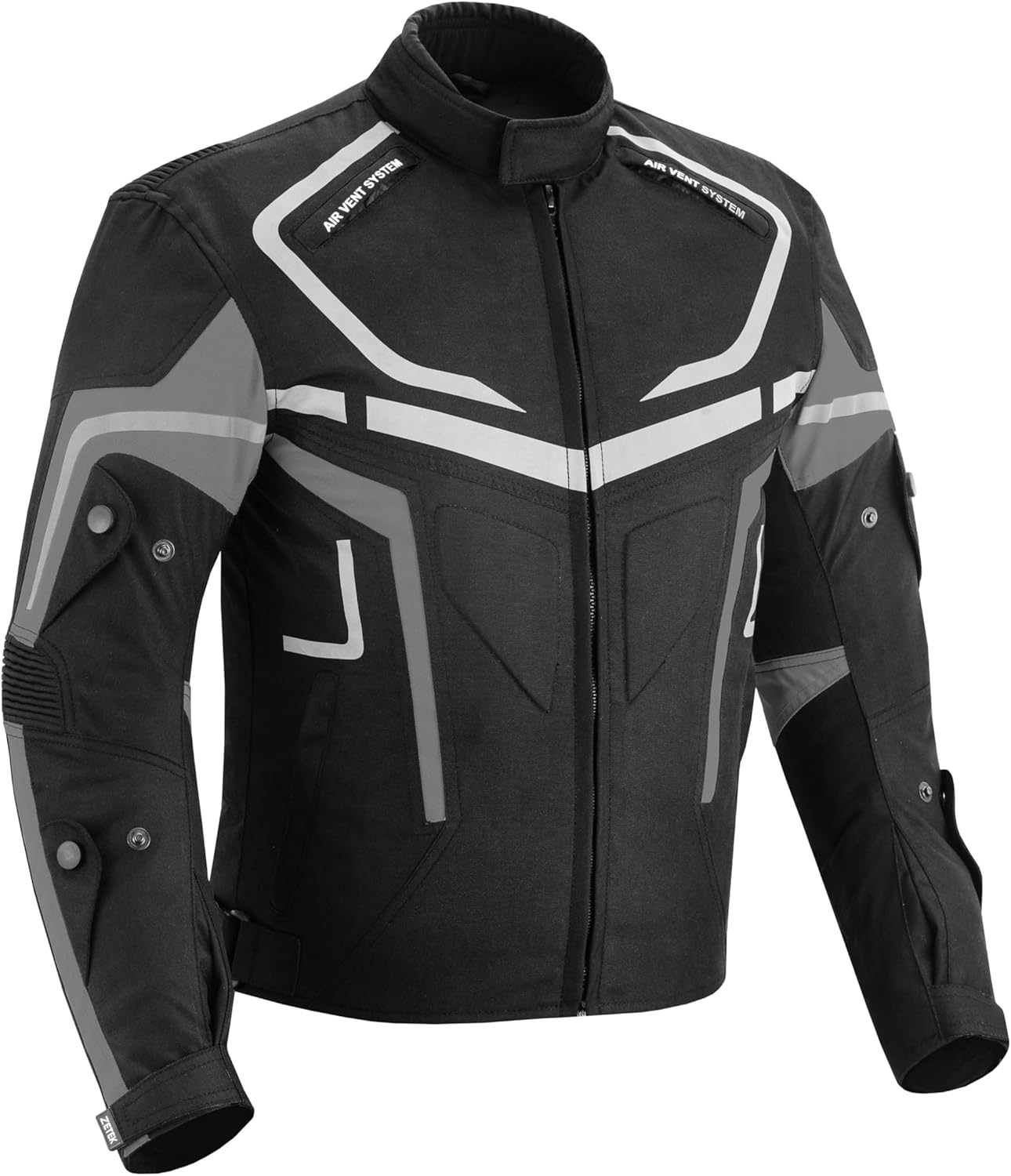 Men’s 2 Piece Motorcycle Suit Waterproof CE Armoured Jacket & Pants | All Weather Biker Gear Cordura Fabric, Protective