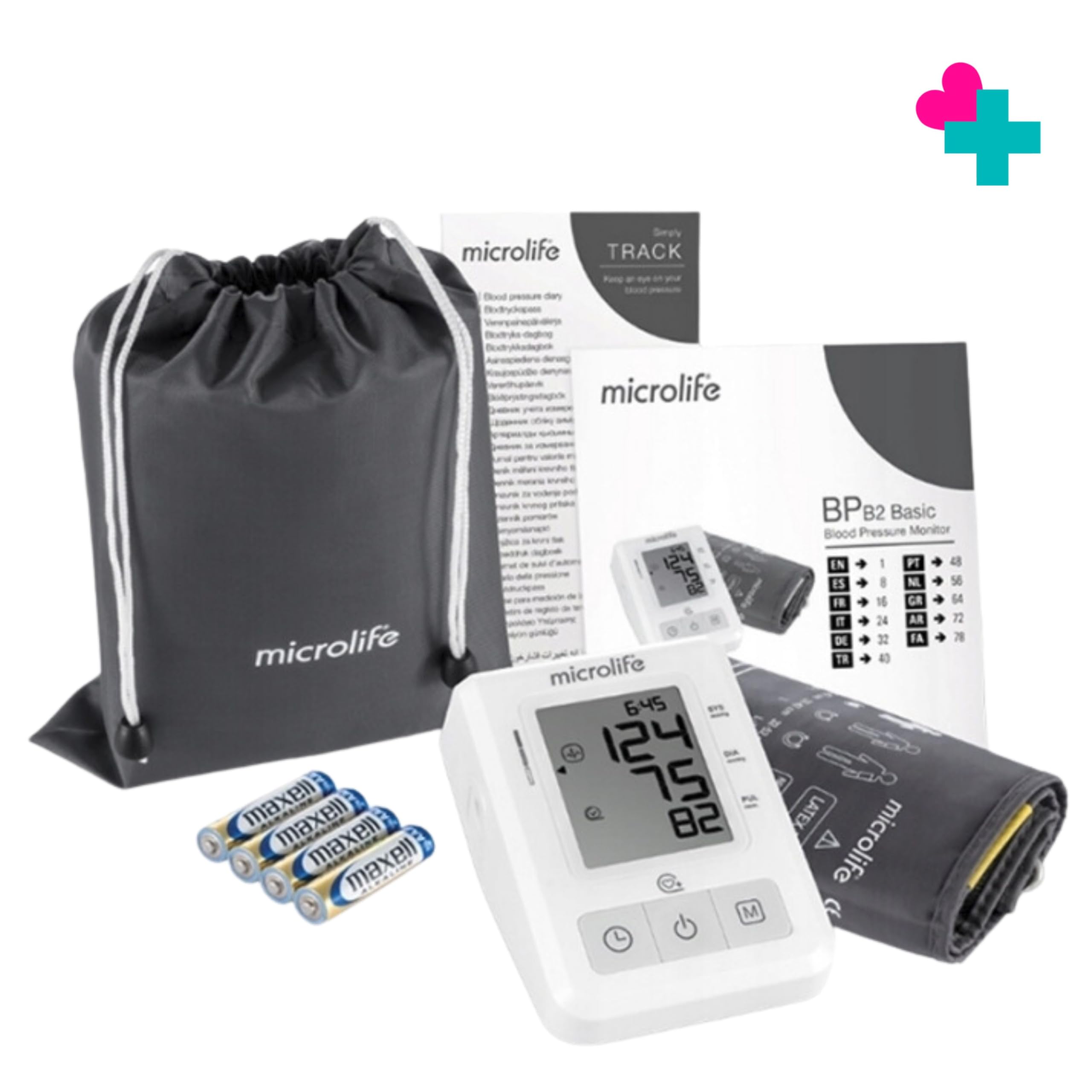 Tensiómetro de Brazo Digital Automático | Monitor de Presión Arterial con Detección de Latidos Irregulares | Esfigmomanómetro Electrónico para Casa | Memoria 30 Medidas | Brazalete 22-42 cm
