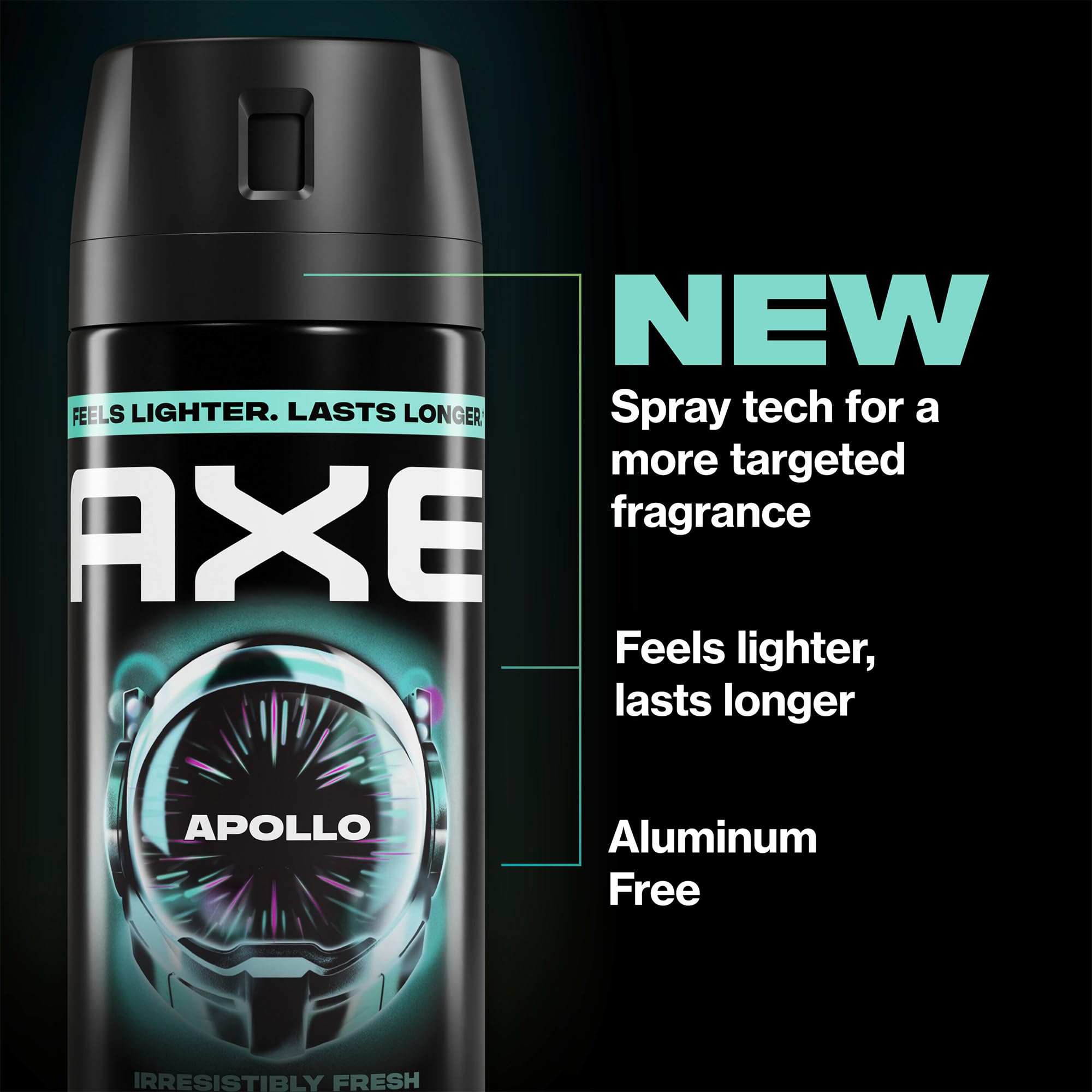 AXE Men Travel Deodorant Aluminum-Free Bodyspray Apollo 6-Pack 48H Anti-Sweat Protection TSA-Approved Body Spray 1 Oz Ea product thumbnail 7