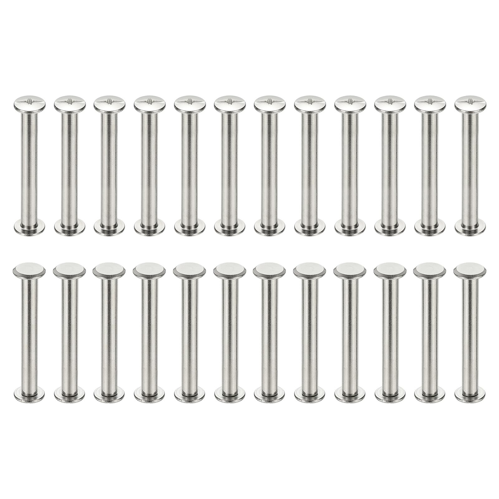 PATIKIL 24 Sets Chicago Screws