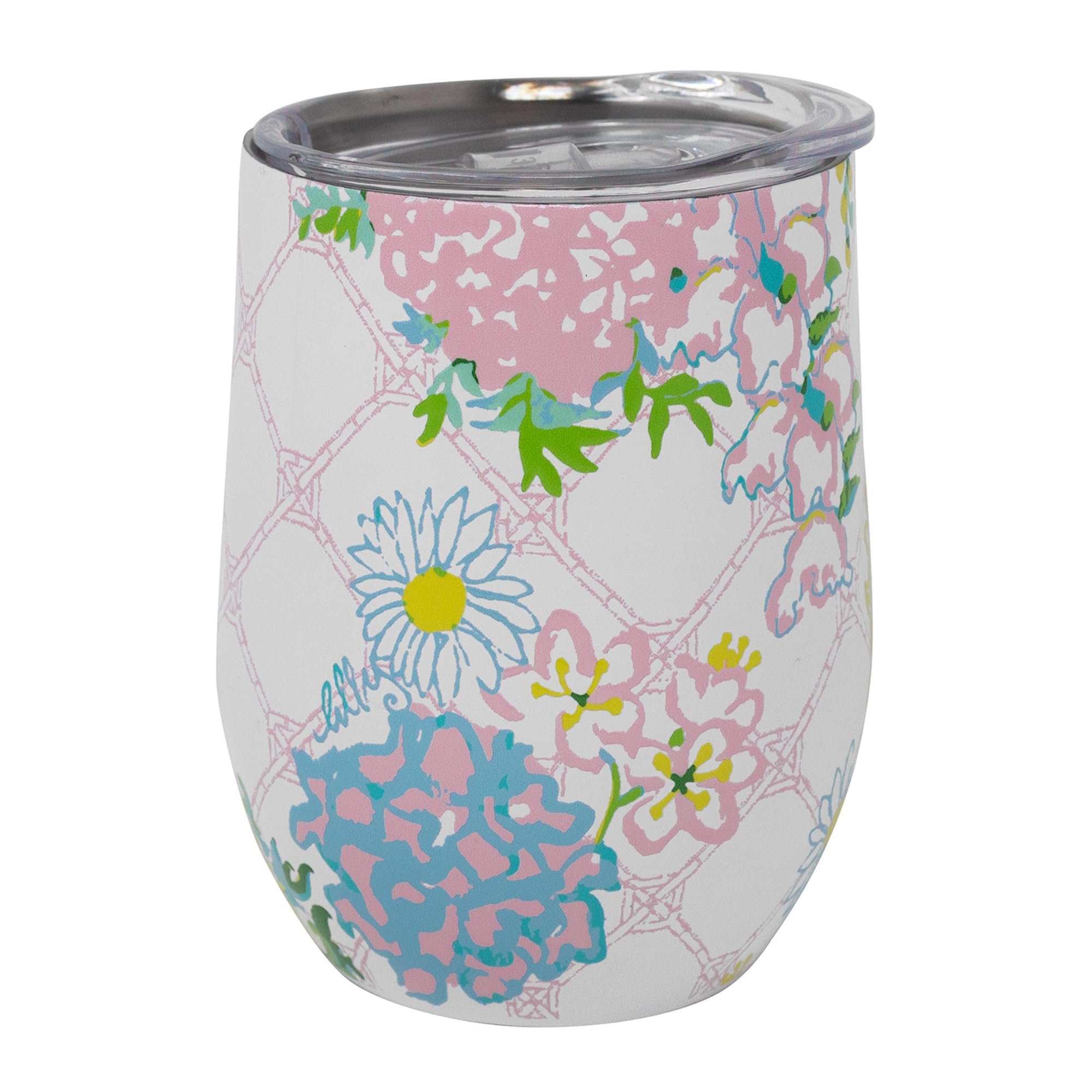 Amazon.com: Lilly Pulitzer 12 oz Insulated Wine Tumbler, Lilly