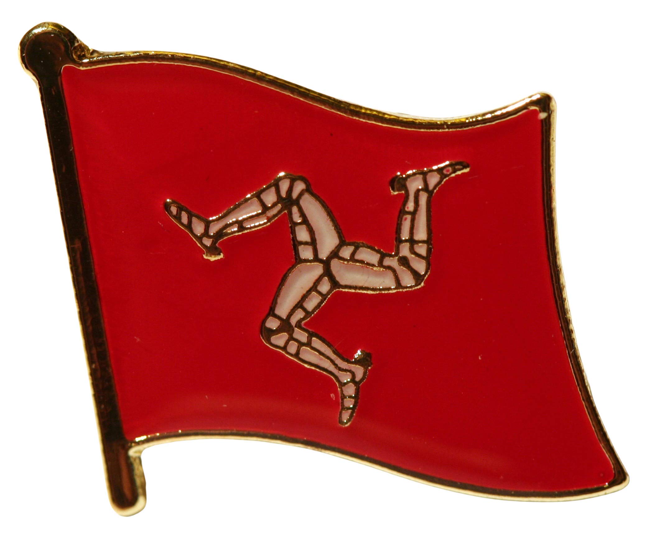 Isle of Man Flag Pin Badge