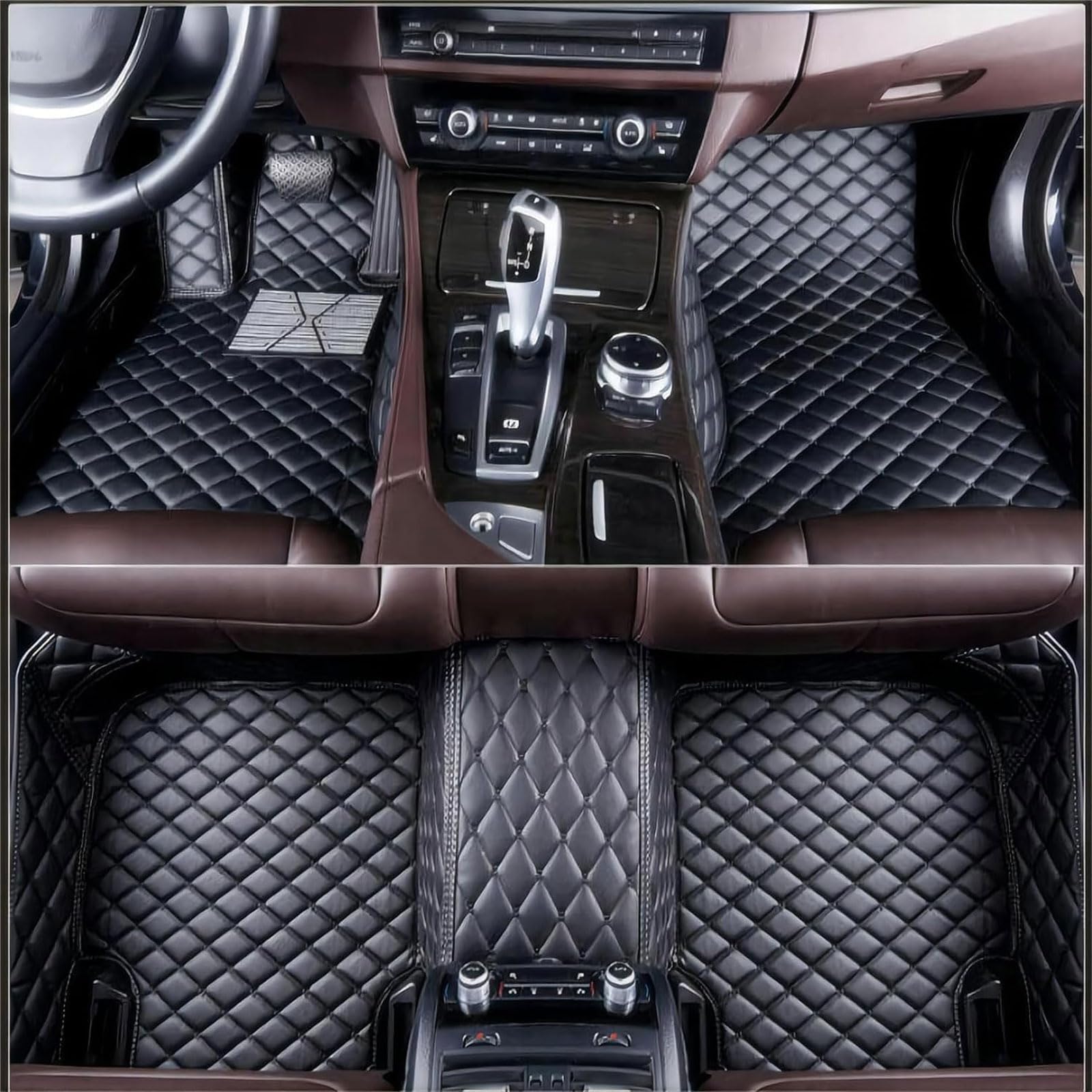 Floor Mats for Toyota RAV4 (HEV) 2019 2020 2021 2022 2023(RHD), Car Floor Mats All Weather Car Mats Car Accessories,Black