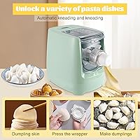 Vista 2 de Máquina eléctrica para hacer pasta, máquina automática para hacer pasta con 13 discos para espaguetis y fettucina y más, máquina para hacer pasta