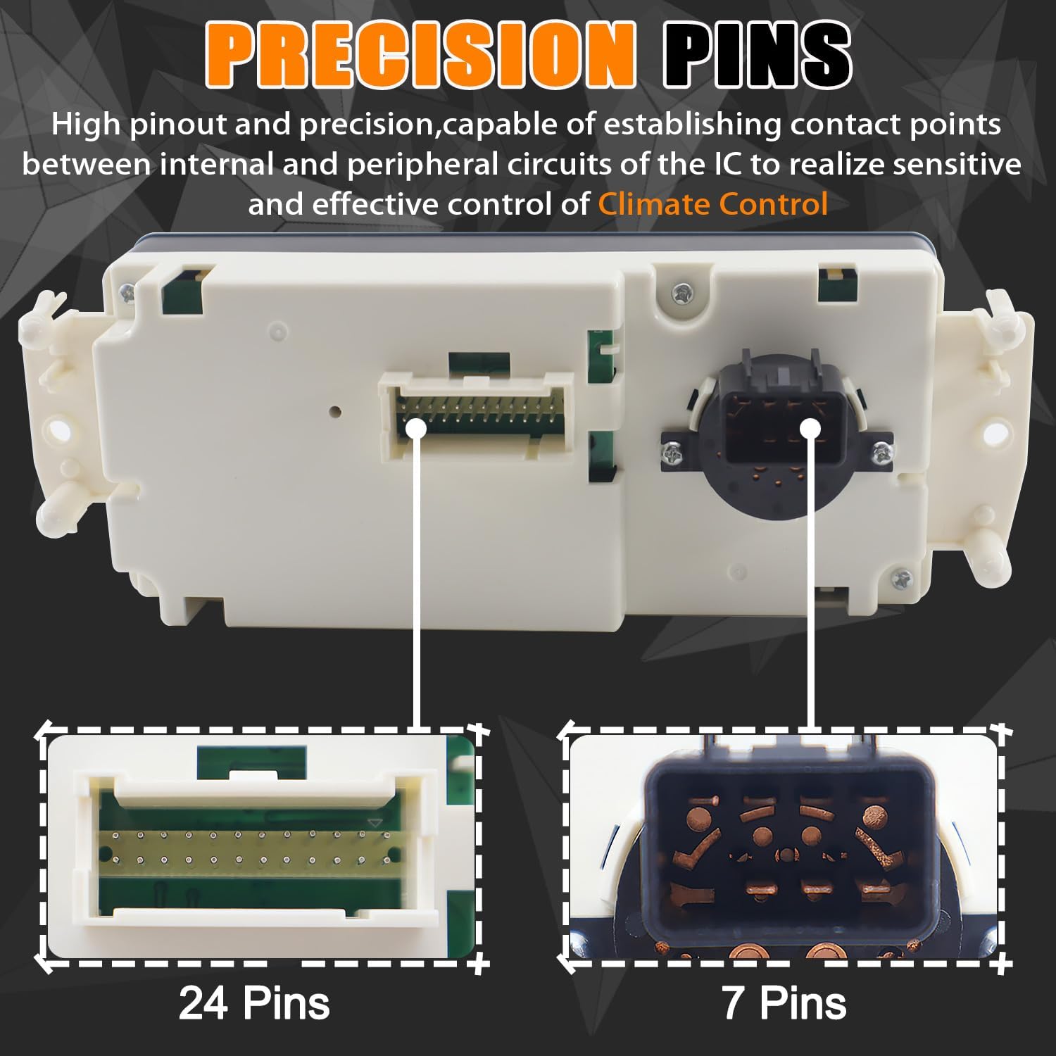 599-210XD Climate Control Module AC Heater HVAC Panel Compatible with 2003-2007 Chevy Silverado Tahoe Suburban Avalanche Trailblazer, GMC Sierra Yukon Envoy, Cadillac Escalade Climate Control Module