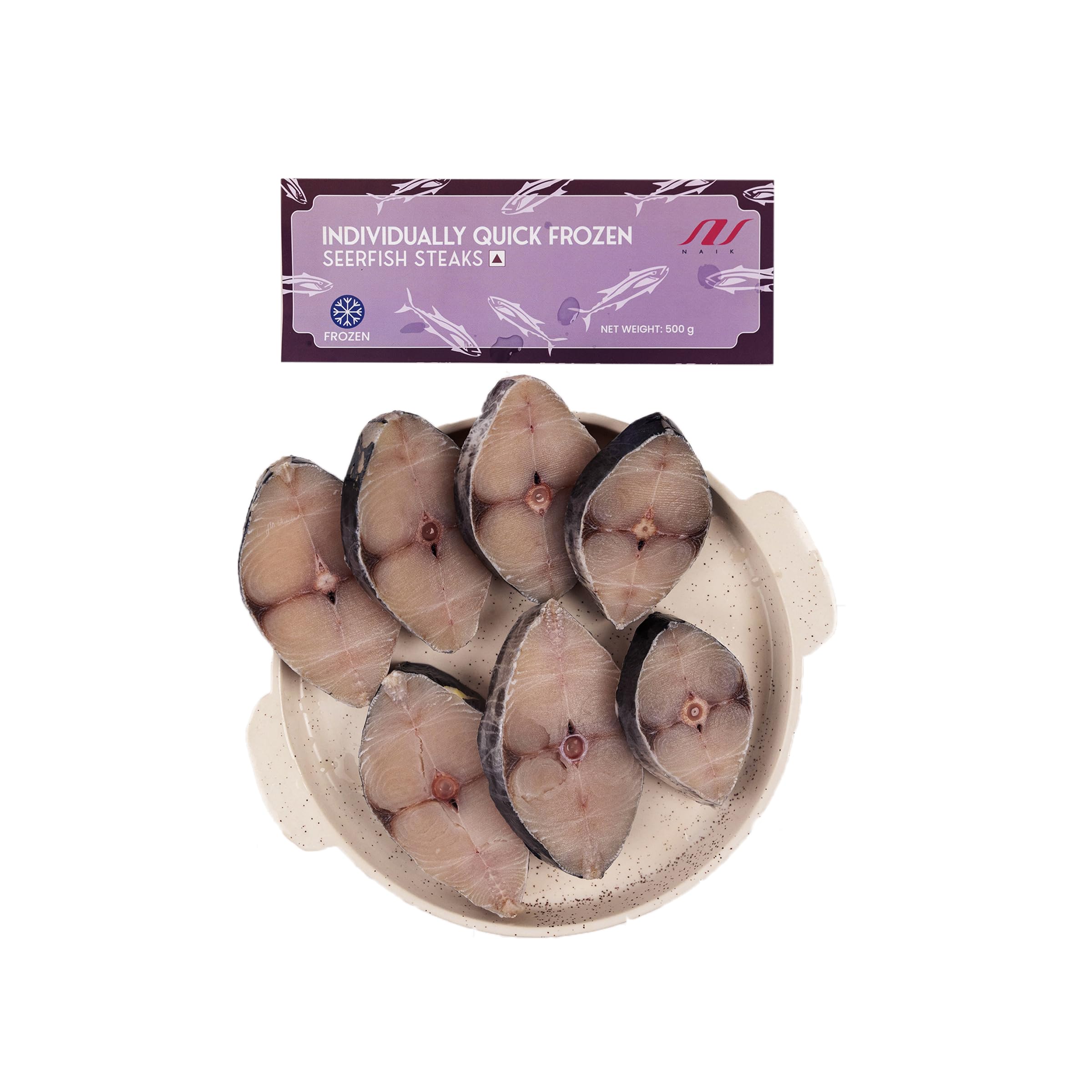 Naik Sear/Surmai/Vanjaram/Neymeen/Kingfish Steaks| 500 g | Frozen-picture-23