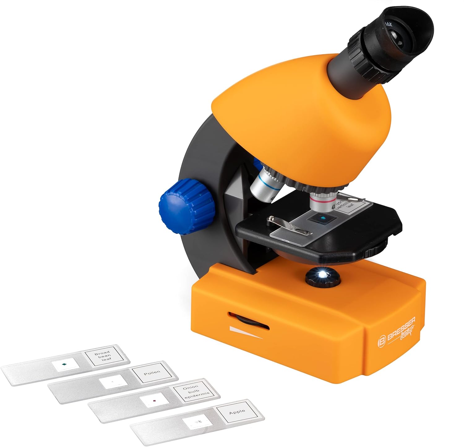 Bresser Junior Microscope and Telescope Set with Microscope 40 x 640x Magnification and 40/400 mm Telescope for Children from 8 Years