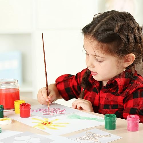 Miniatura 8 de 60 Pcs 6x6 Inch Flower Stencils for Painting on Wood Reusable Floral Stencils Bird Wall Stencil Butterfly Leaf Drawing Template DIY Craft Summer