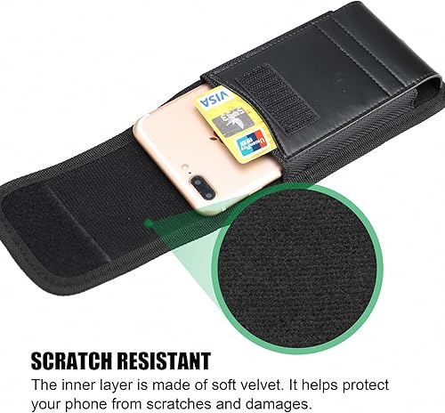 Miniatura 6 de Universal Vertical Nylon Cell Phone Holster Case with Belt Clip & Hook - XXL