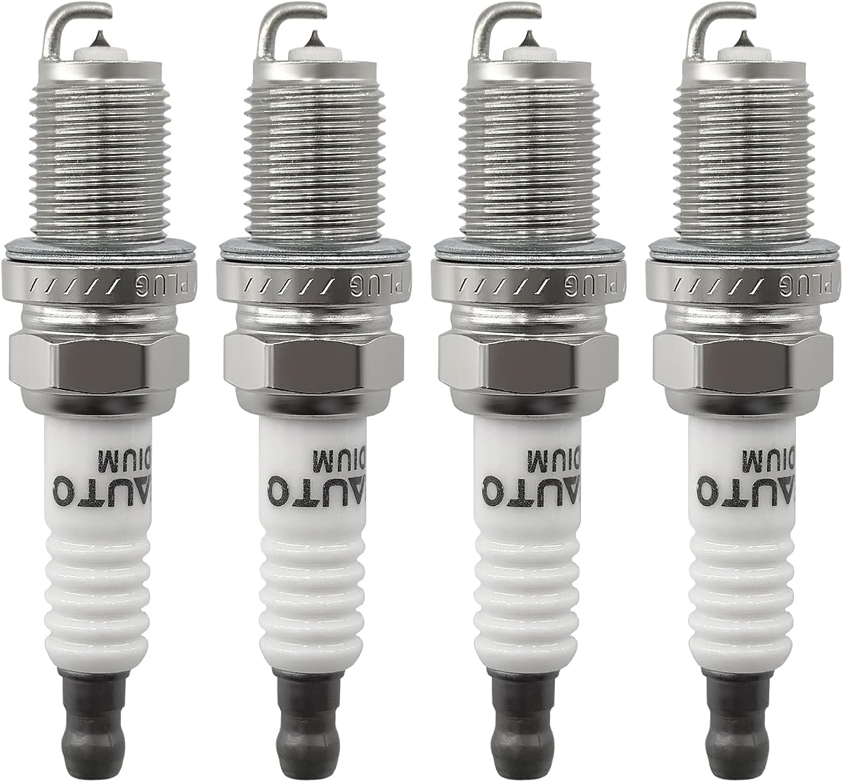 Iridium Spark Plugs 4Pcs 7090 BKR5EGP Fit For Volkswagen Honda Subaru Audi | Fit For Toyota Hyundai Mitsubishi Nissan Mini Kia Saab Dodge Jeep Suzuki Mazda Acura Chrysler Chevrolet Mercury Ford L4