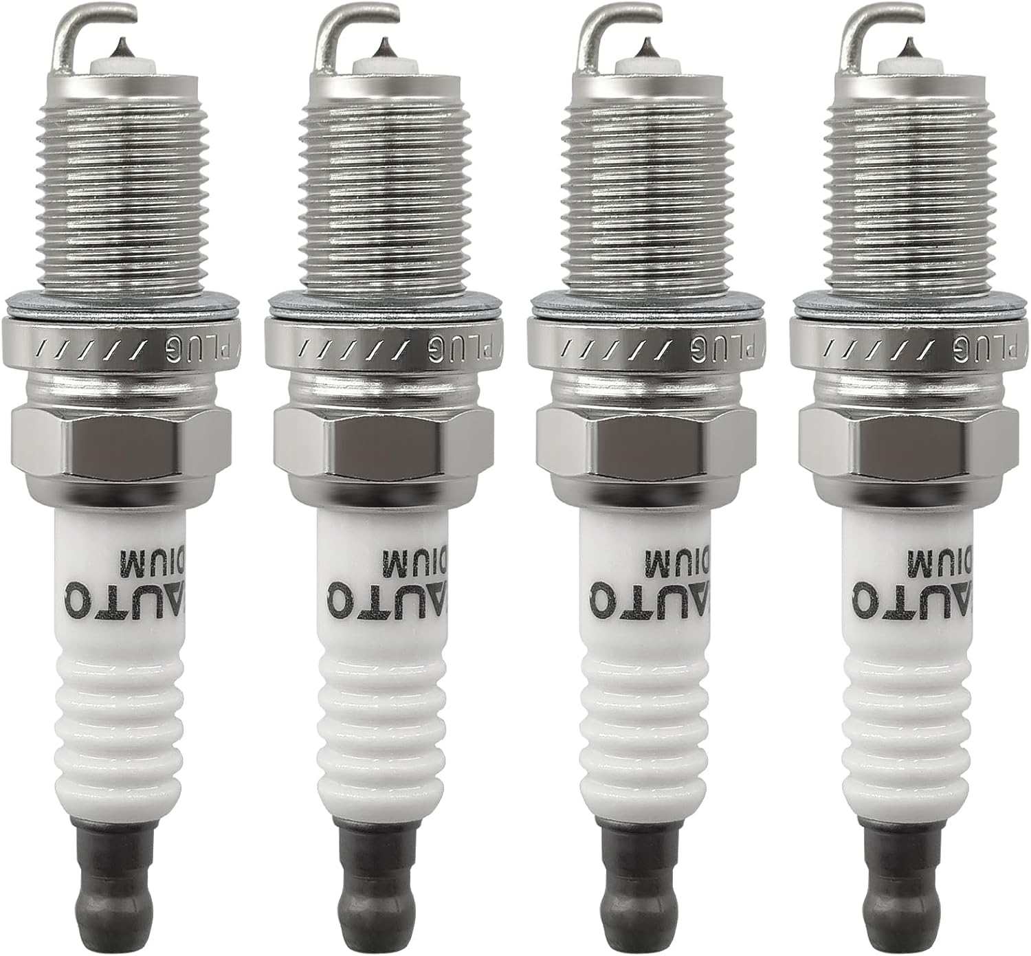 Iridium Spark Plugs 4 Pack 7090 BKR5EGP Fit For Volkswagen Toyota Subaru Honda Audi Hyundai Mitsubishi Nissan Mini Kia Saab Dodge Jeep Suzuki Mazda Acura Chrysler Chevrolet Mercury Ford L4 C01020002