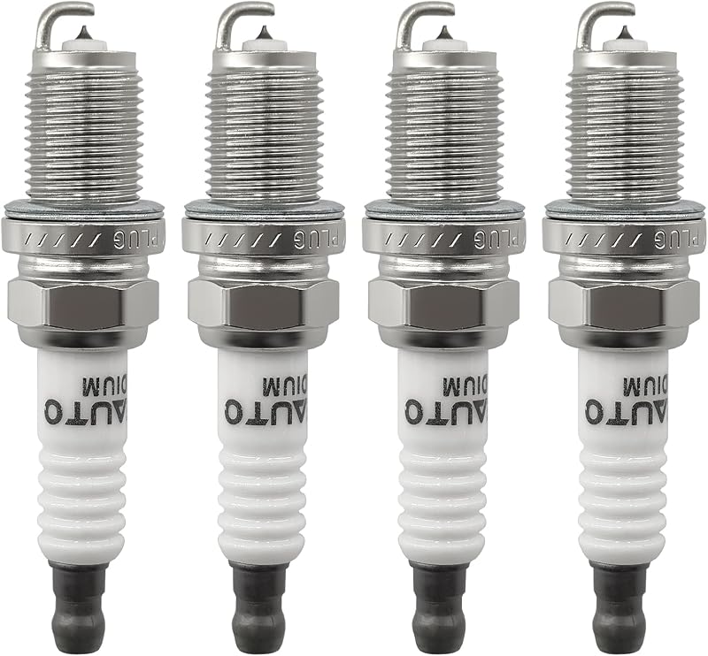 Iridium Spark Plugs 4Pcs 7090 BKR5EGP Fit For Volkswagen Honda Subaru Audi | Fit For Toyota Hyundai Mitsubishi Nissan Mini Kia Saab Dodge Jeep Suzuki Mazda Acura Chrysler Chevrolet Mercury Ford L4