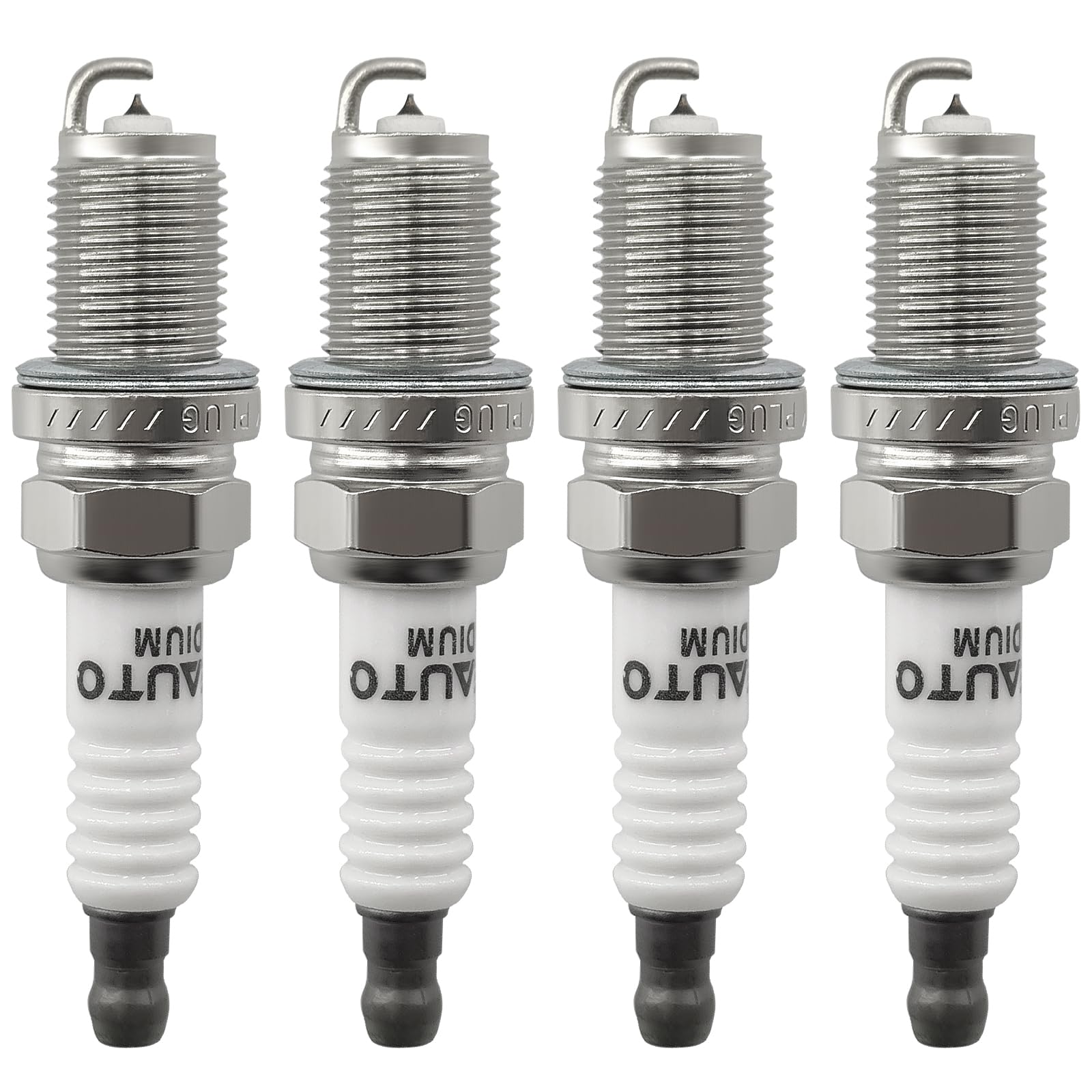 Iridium Spark Plugs 4 Pack 7090 BKR5EGP Fit For Volkswagen Toyota Subaru Honda Audi Hyundai Mitsubishi Nissan Mini Kia Saab Dodge Jeep Suzuki Mazda Acura Chrysler Chevrolet Mercury Ford L4
