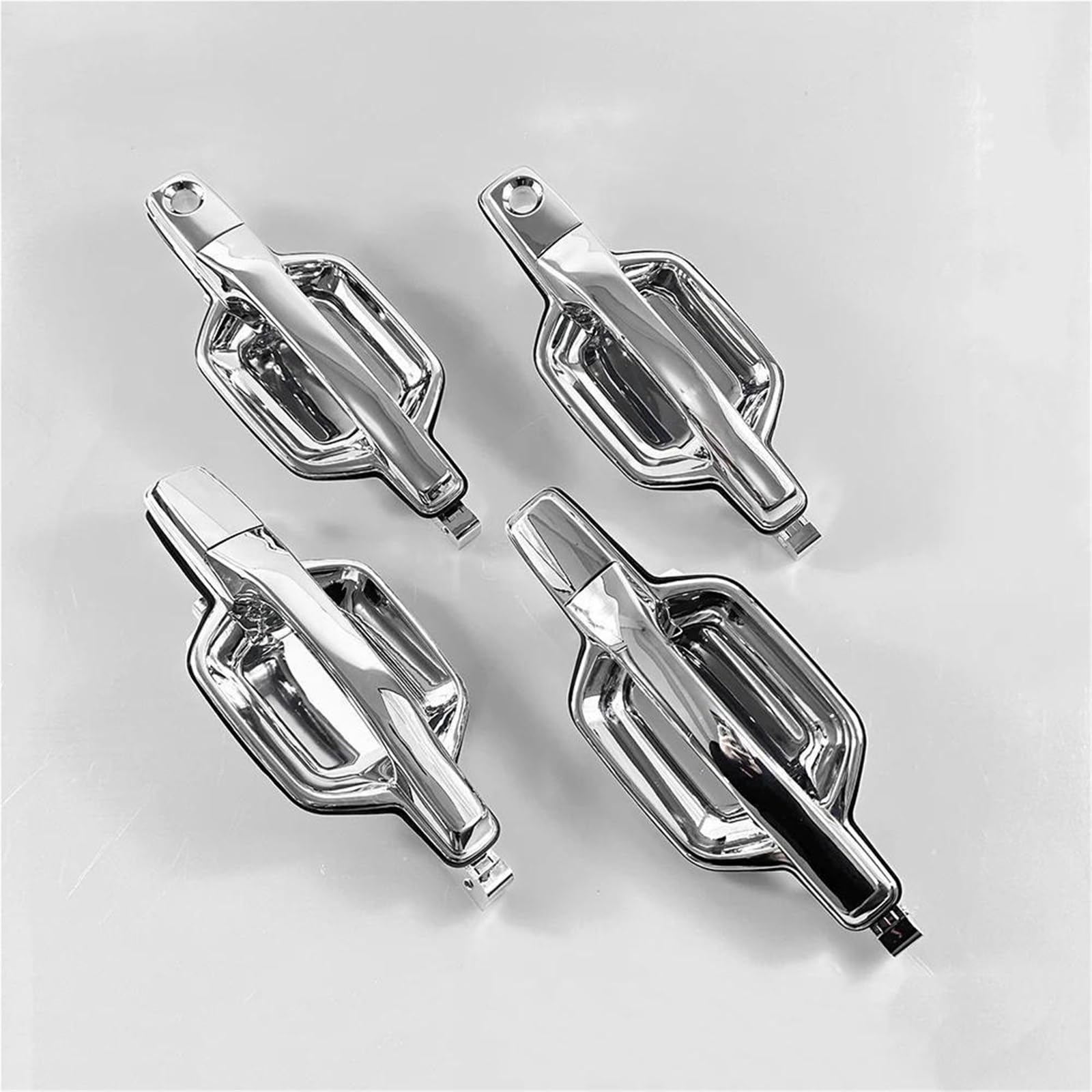 Pasuje do Mitsu//bishi Pajero V97 V93 V87 V98 Chrome 2006-2020 przednia tylna klamka zewnętrzna(Front right)