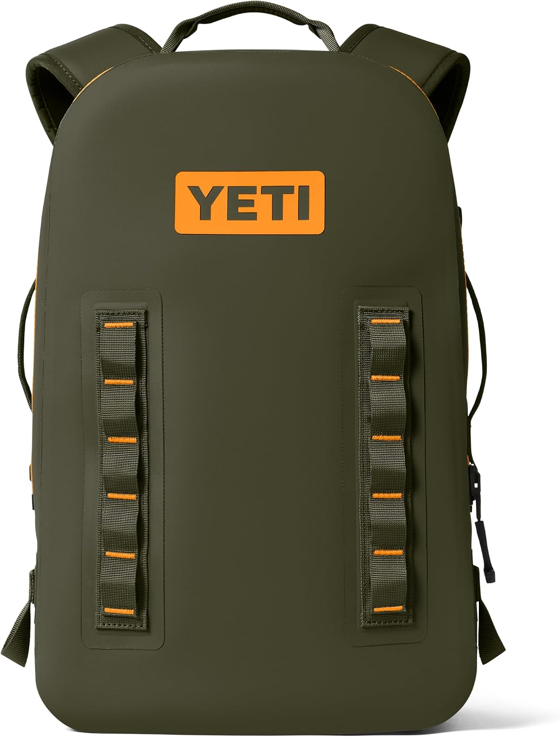 YETI Panga 28 Airtight Waterproof Submersible Backpack, Olive/King Crab Orange