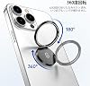 Syncwire Smartphone Ring, Mobile Ring, Thin, 360° Rotation, Drop Prevention, Ring Type, Stand Function, Hold Ring, Finger Ring, Compatible with iPhone 16 Pro Max / 15 Pro / 15 / 14 / 13 / 12 / 11 / XS/X/XR / 8 / 7 / 6