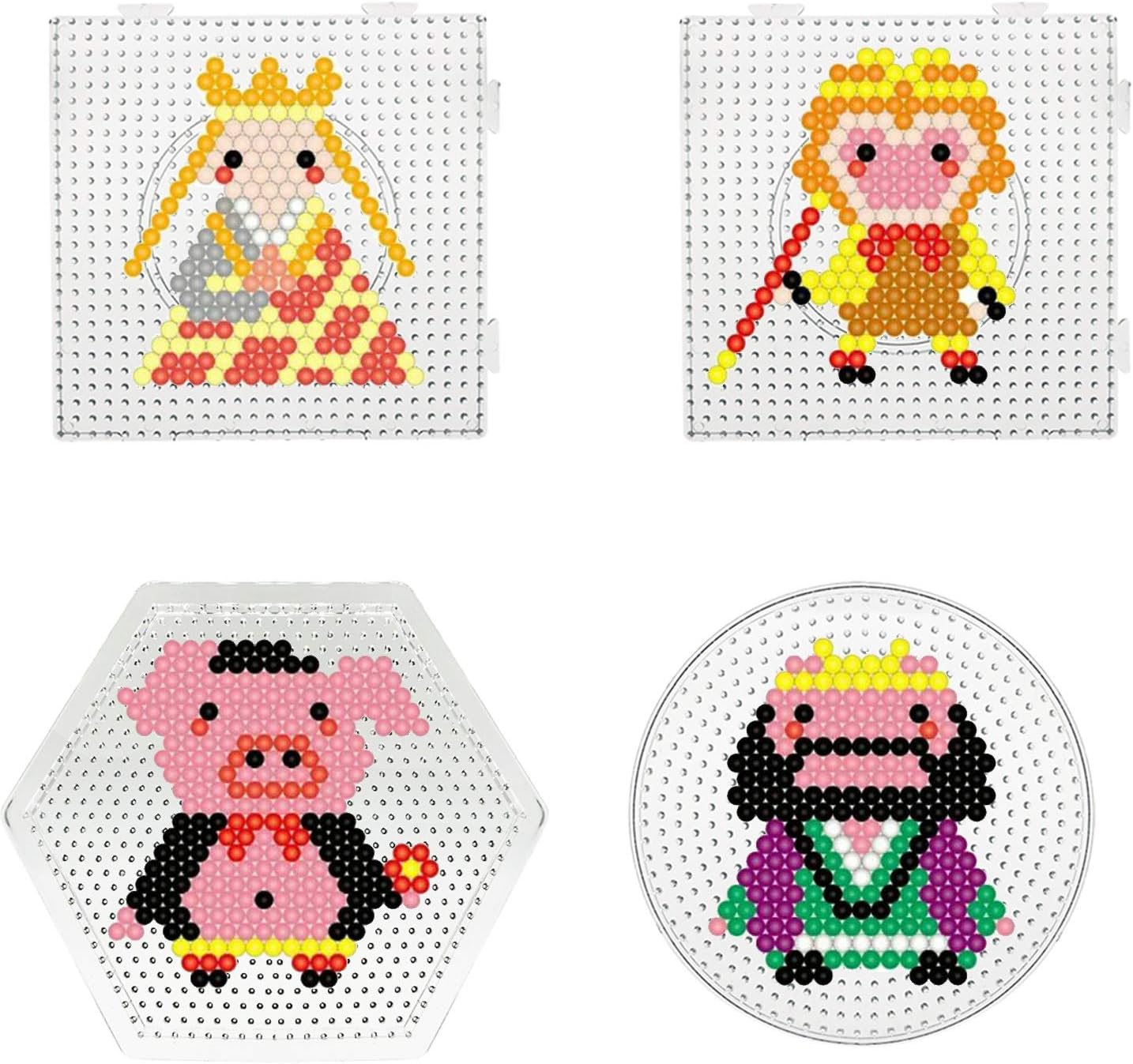 Gеt Pорulаr оƒƒеr 5 mm 6 Pack Fuse Beads Boards Seasonsky Large Round Square Clear Plastic Pegboards with 4 PCS White Beads Tweezers, 20 PCS Ironing Paper for Kids Craft Supplies 60% оƒƒ Dіѕсоunt 5 mm 6 Pack Fuse Beads Boards Seasonsky Large Round Square Clear Plastic Pegboards with 4 PCS White Beads Tweezers, 20 PCS Ironing Paper for Kids Craft Supplies