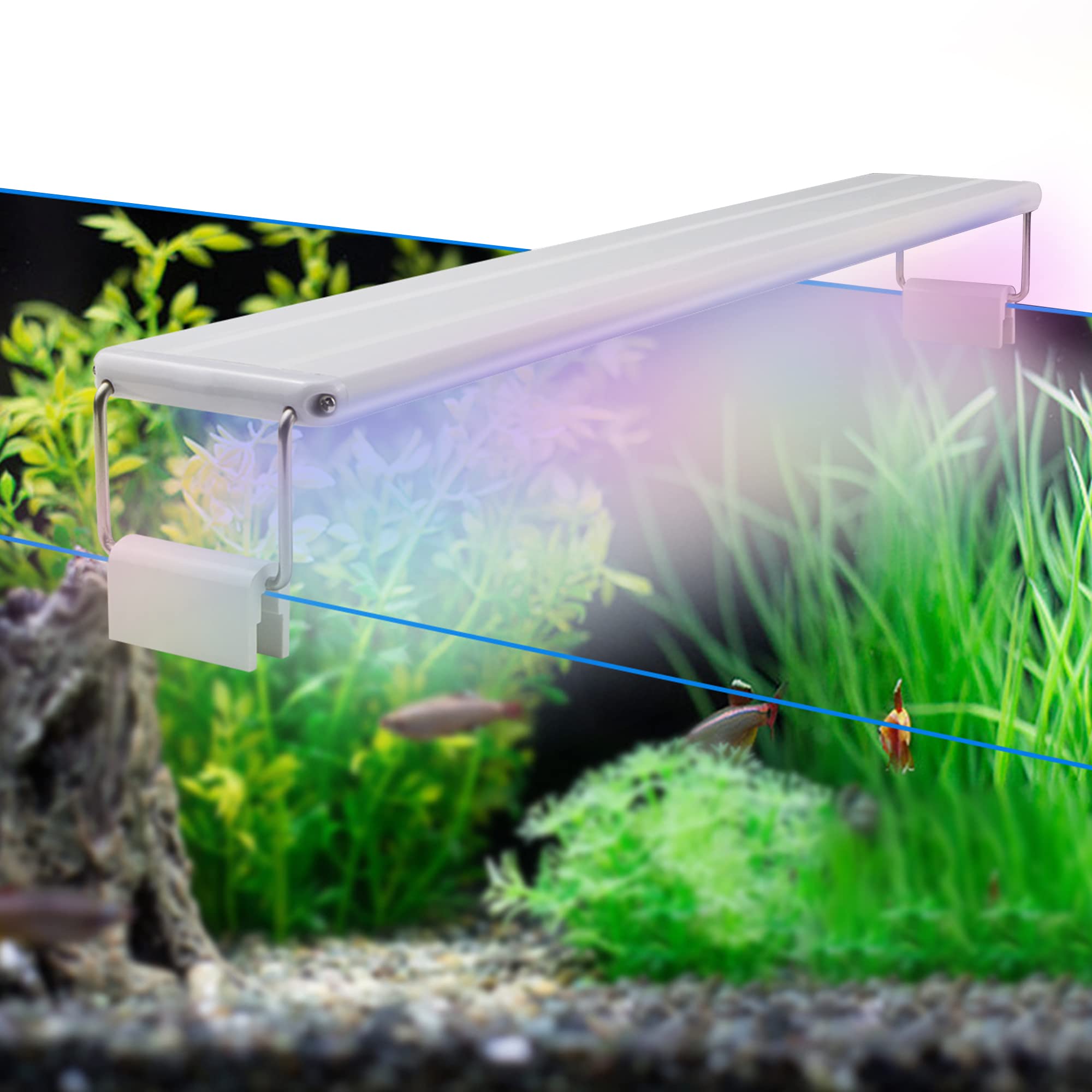 illumagic アクアリウムLED照明 水草育成用　60センチ 楽天市場】LED 水槽 アクアリウムライト 水槽ライト 60cm〜75cm