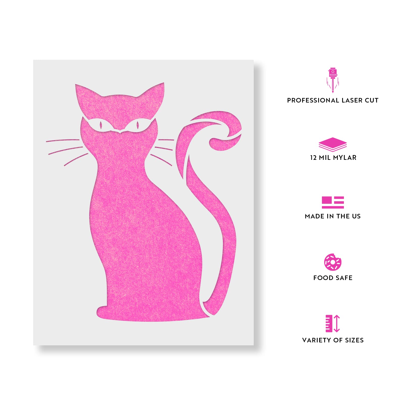 Black Cat Stencil Printables