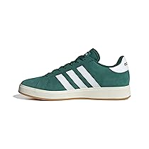 adidas Uomo Grand Court Base 00s Shoes, Collegiate Green, Cloud White, Gum, 42 EU