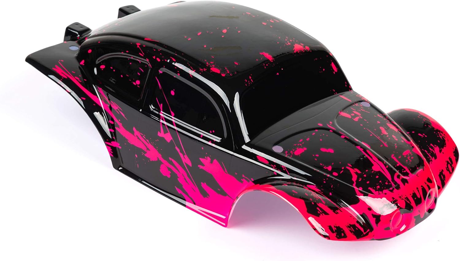 SummitLink Custom Body Muddy Hot Pink Over Black Compatible for 1/10 Scale RC Car (Truck not Included) STB-HP-02