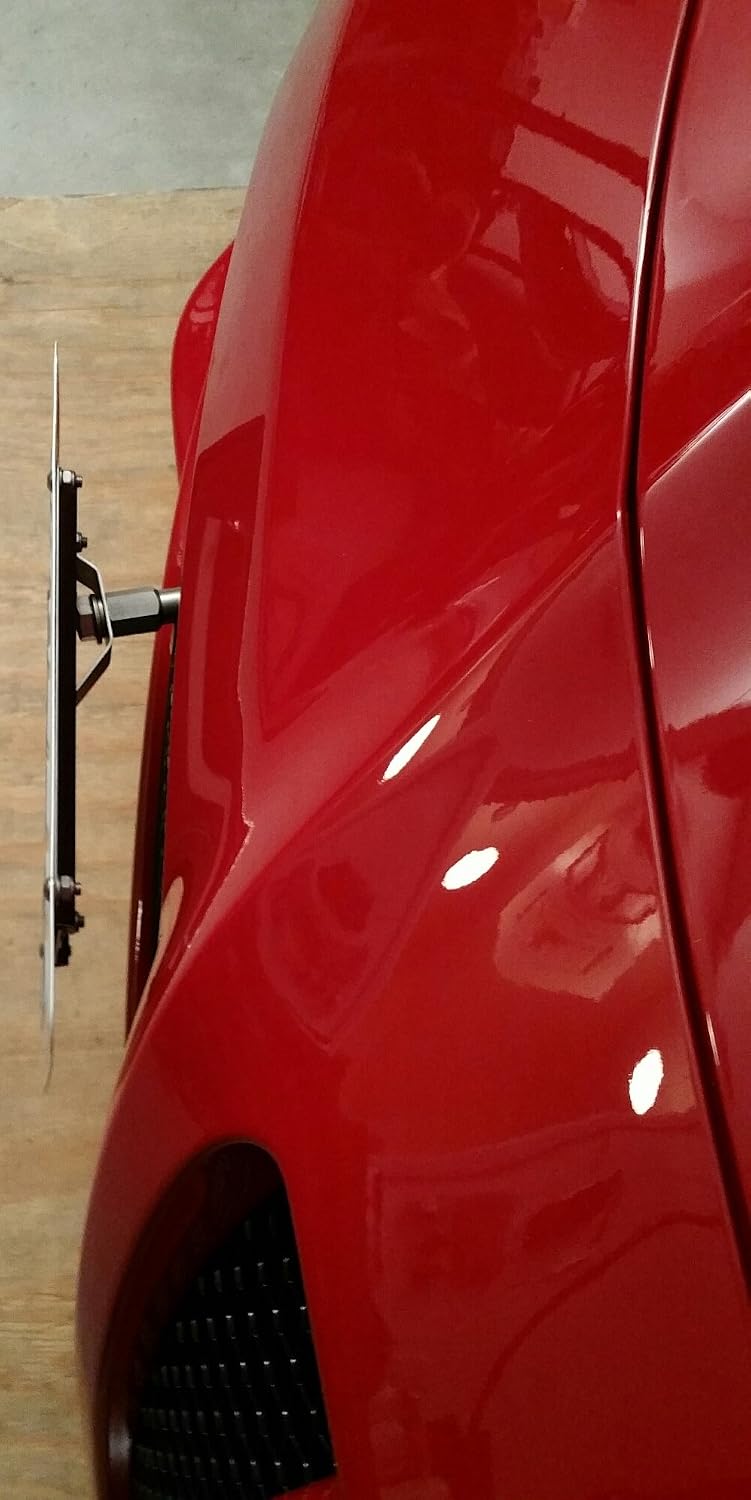 NO Holes License Plate Bracket Kit for The Alfa Romeo 4C Models No Drill Tow Hook License Plate Mount