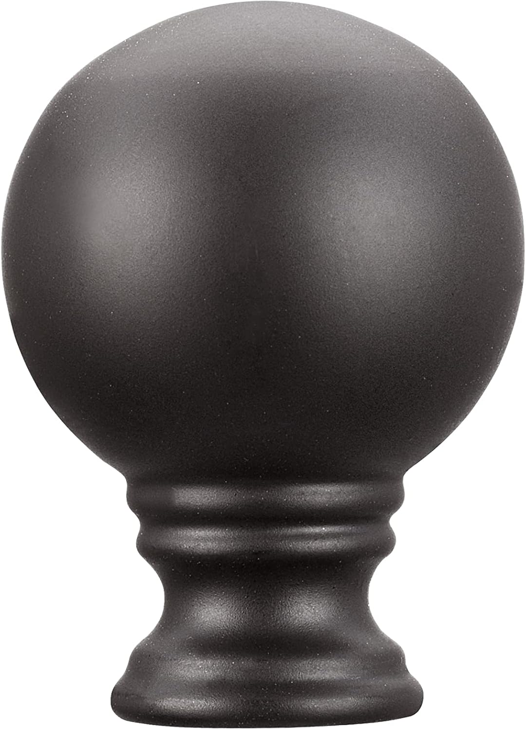Aspen Creative 24041-31, Ball Shape Finial for Lamp Shade, Steel in Oil Rubbed Bronze Finish, 1-3/8" Height