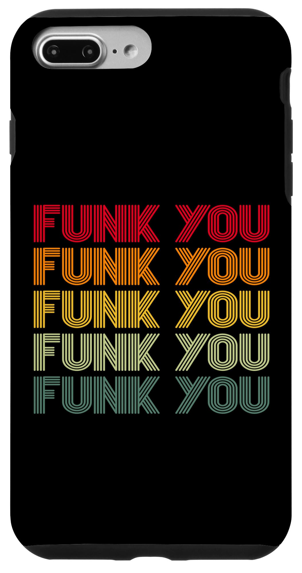 Funk et Soul Retro Musique Vintage 70s 80siPhone 7 Plus/8 Plus Funk Afro Vintage Retro 80s and 70s Music, Funk Man Case