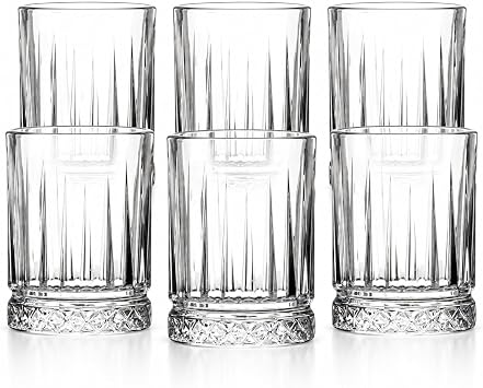 Deinhaus, 6 l  Kristal Desenli Cam Bardak Seti, 60 ml  effaf K k  ecek Barda , Kahve Yan  Su ve Me rubat Sunumu  in