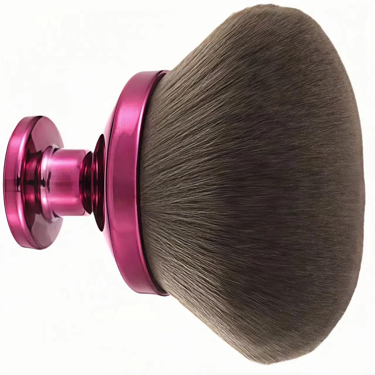 Extra Large Kabuki Brush - 90mm Wide Head for Flawless Face & Body Makeup, Self Tanner, Sunscreen. Even Application with Liquids/Creams. Wet & Dry Use - Purple